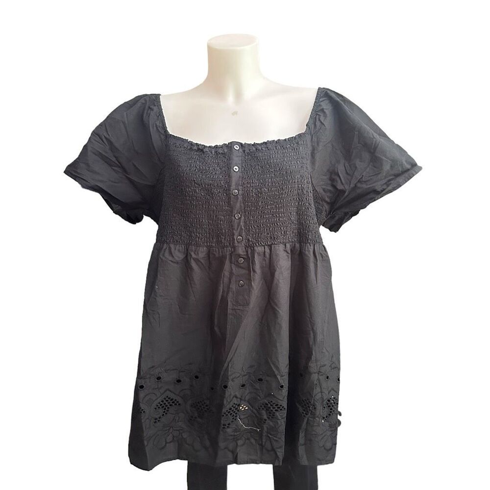 Lane Bryant Black Blouse